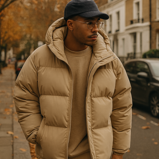 Doria- Men's Insulated Puffer Jacket with Hood