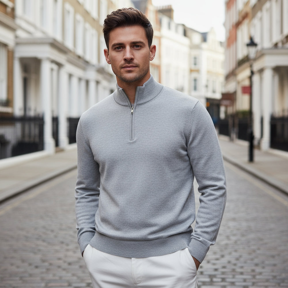 Men’s Sweater | Half Zip, Casual Fit - 2