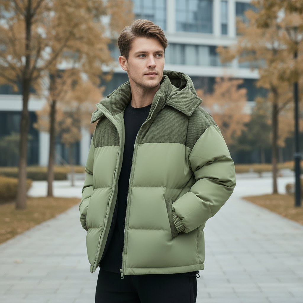 Men’s Jacket | Insulated Hood, Functional Design - 1