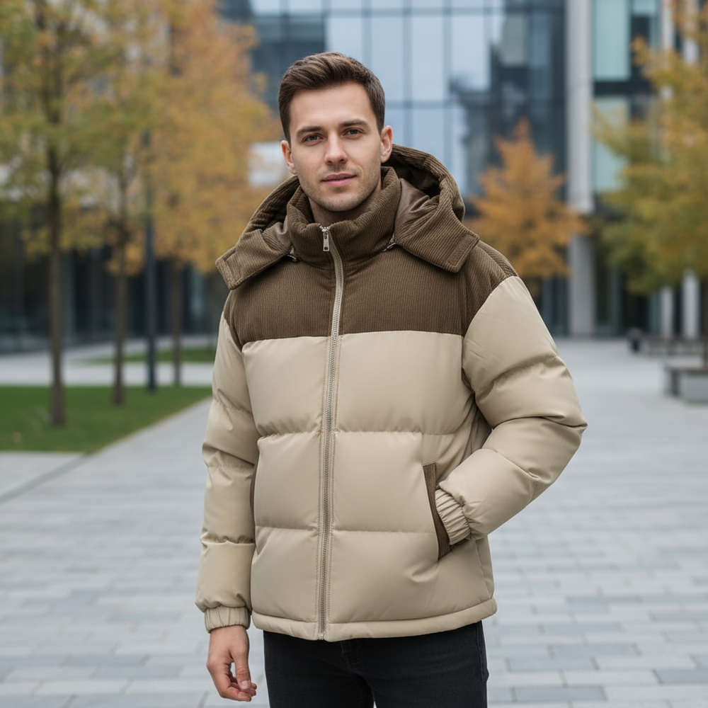 Men’s Jacket | Insulated Hood, Functional Design - 2