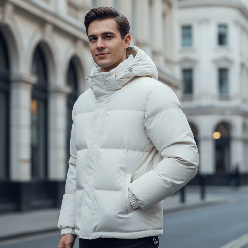 Doria – Men’s Puffer Jacket | Insulated Design with Hood, Winter Essential 10