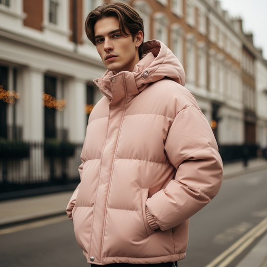 Doria – Men’s Puffer Jacket | Insulated Design with Hood, Winter Essential 11