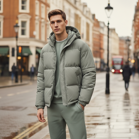 Doria – Men’s Puffer Jacket | Insulated Design with Hood, Winter Essential 6