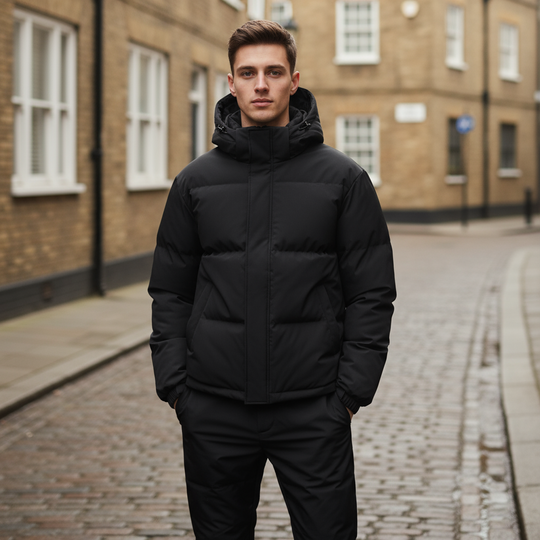 Doria – Men’s Puffer Jacket | Insulated Design with Hood, Winter Essential 7