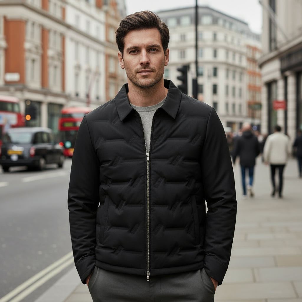 Doria – Men’s Puffer Jacket | Insulated Quilted, Slim Fit 3