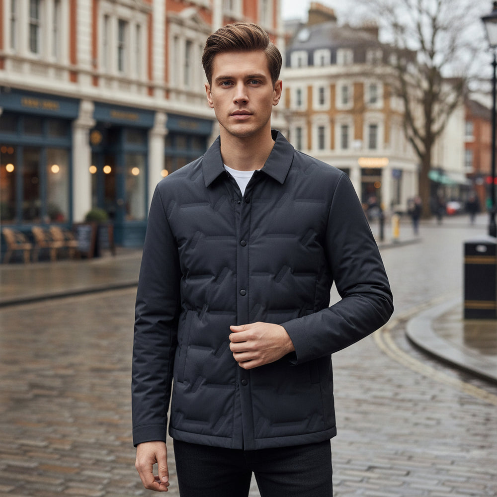 Doria – Men’s Puffer Jacket | Insulated Quilted, Slim Fit 5