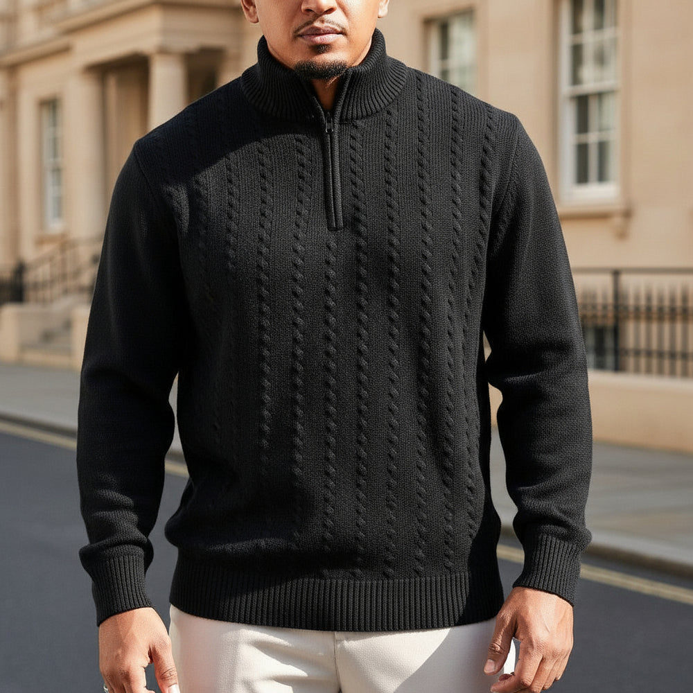 Men’s Sweater | Half Zip, Casual Fit - 2
