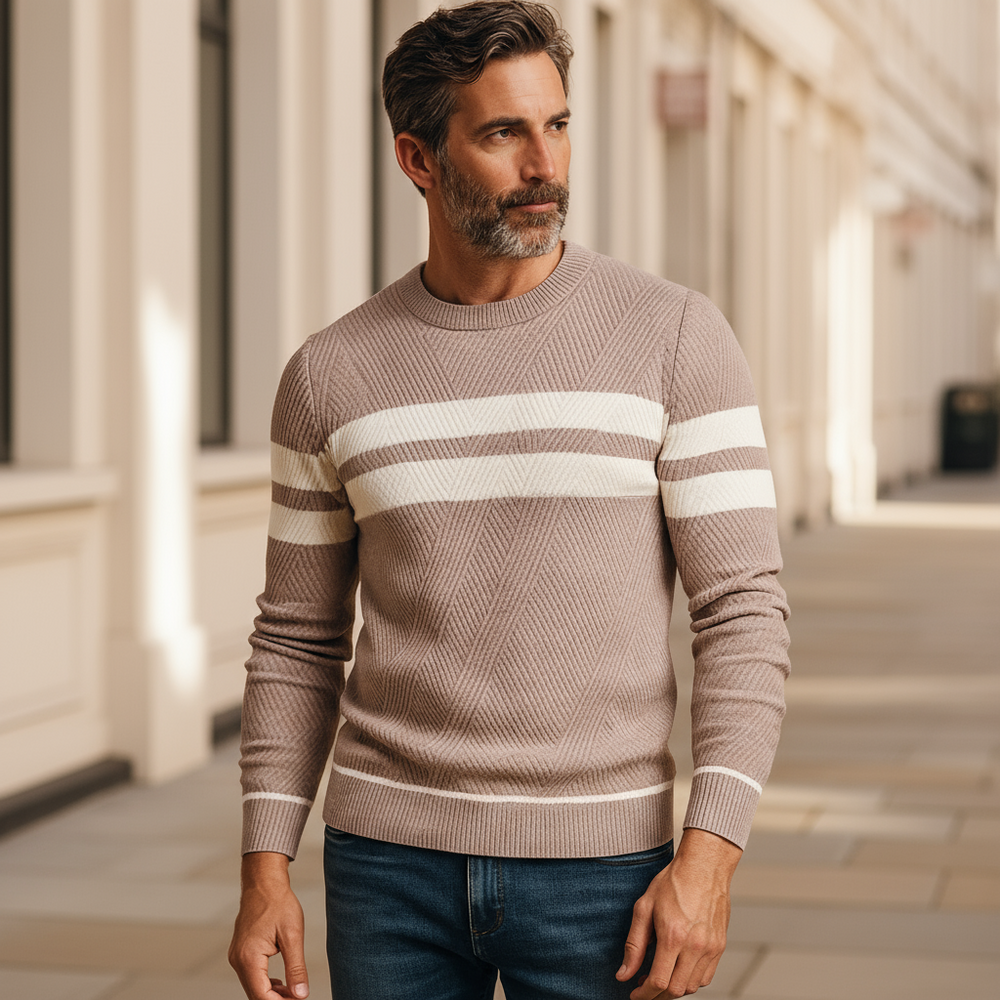 Men's Sweater | Casual Round Neck, Comfortable Fit for Every Occasion - 2