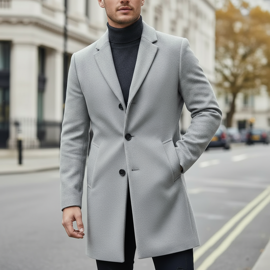 Doria – Men’s Trench Coat | Wool Blend, Tailored Fit for Winter 3