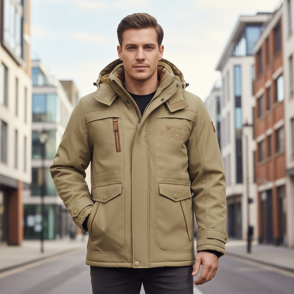 Doria – Men’s Winter Jacket | Water-Repellent Fleece Lining 0