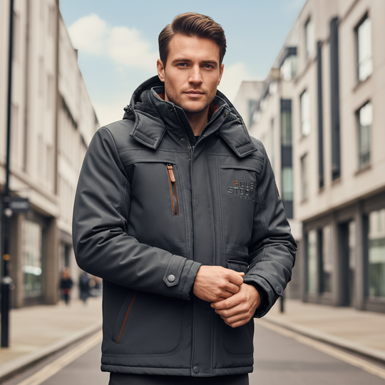 Doria – Men’s Winter Jacket | Water-Repellent Fleece Lining 5