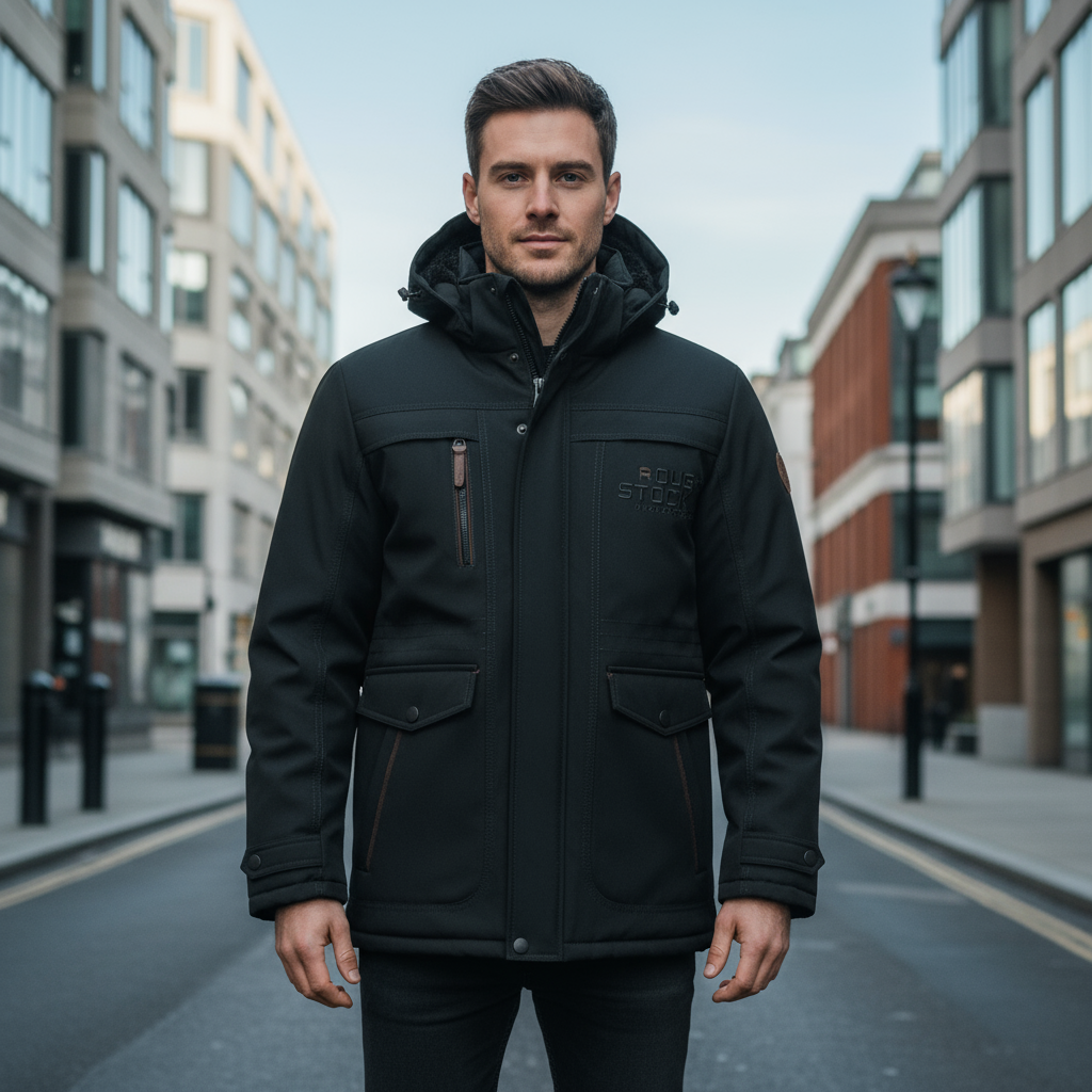 Doria – Men’s Winter Jacket | Water-Repellent Fleece Lining 7