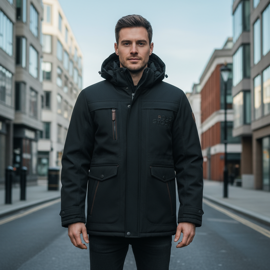 Doria – Men’s Winter Jacket | Water-Repellent Fleece Lining 7