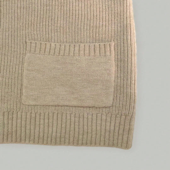 Women’s Cardigan | Deep V-Neck, Sleeveless Design - 4