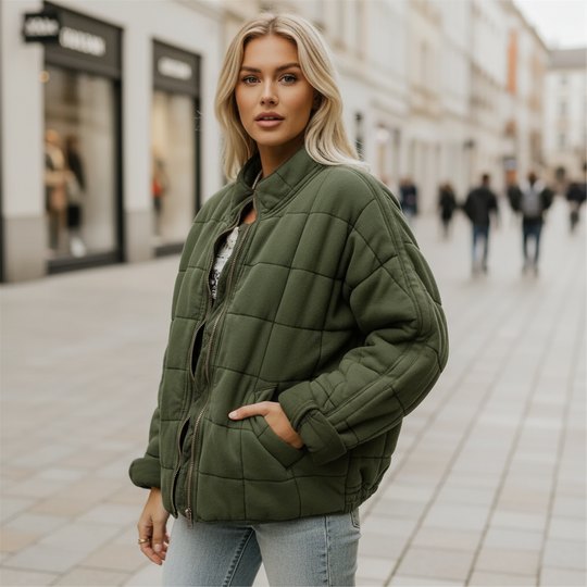 Doria – Women’s Jacket | Oversized Polyester, Transitional Style 10