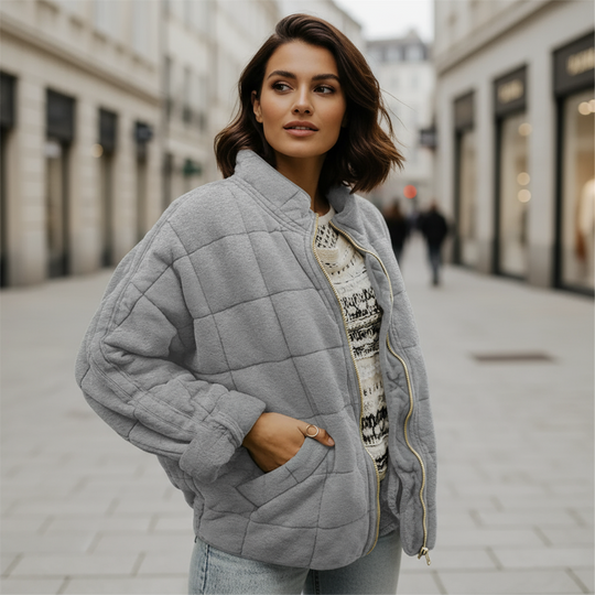 Doria – Women’s Jacket | Oversized Polyester, Transitional Style 13