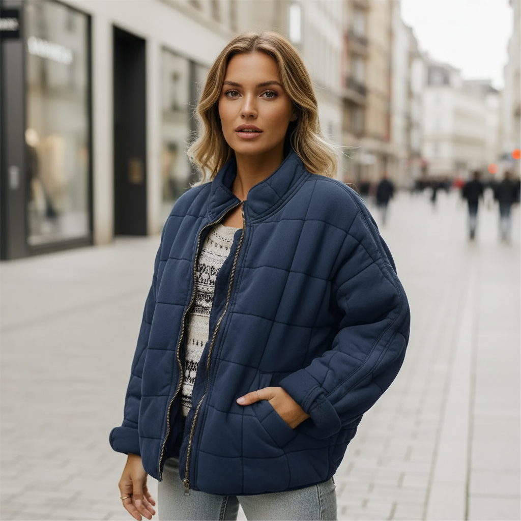 Doria – Women’s Jacket | Oversized Polyester, Transitional Style 16