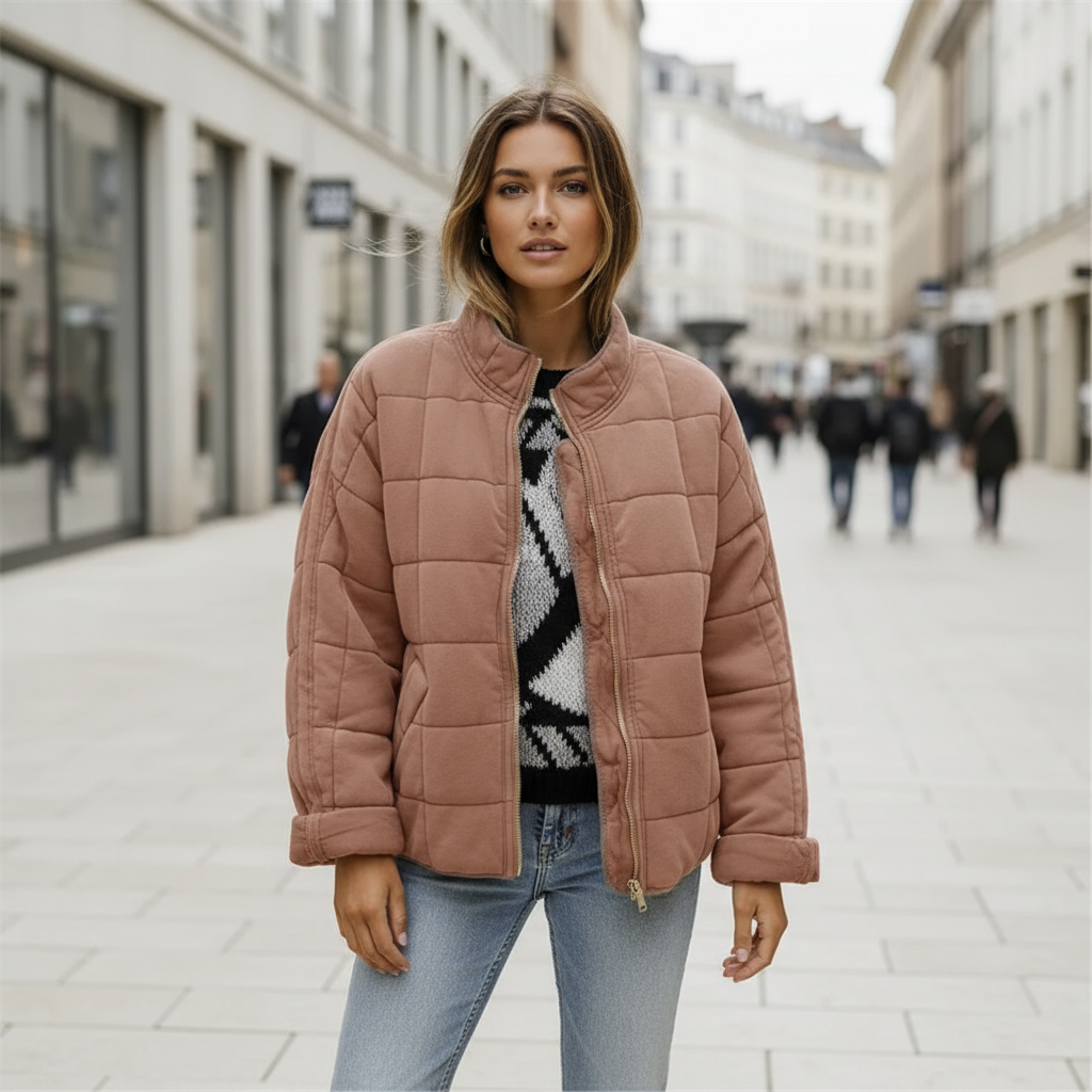 Doria – Women’s Jacket | Oversized Polyester, Transitional Style 8