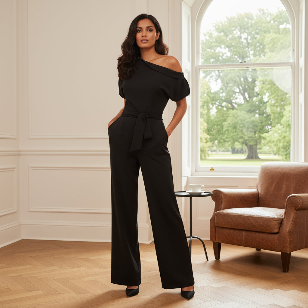 Women’s Jumpsuit | Black Design, Flattering Fit - 1