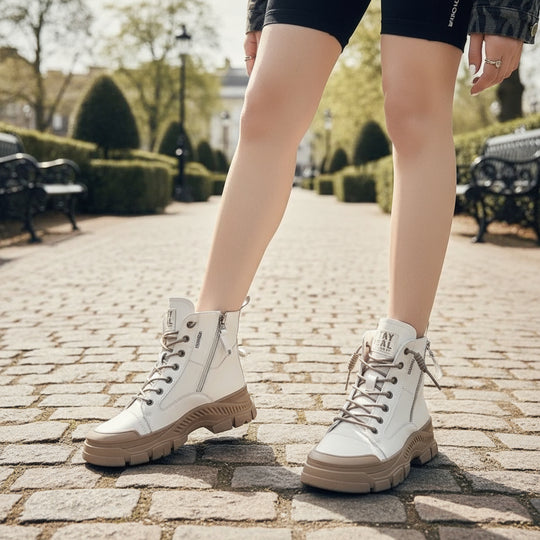 Doria – Women’s Shoes | High Orthopedic Design with Side Zipper 0