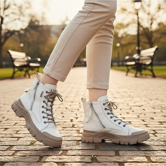 Doria – Women’s Shoes | High Orthopedic Design with Side Zipper 2