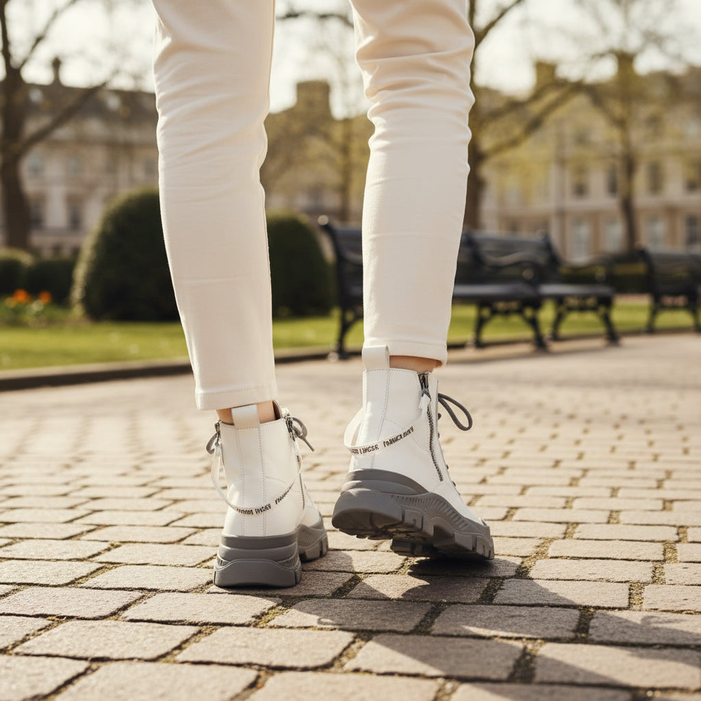 Doria – Women’s Shoes | High Orthopedic Design with Side Zipper 8