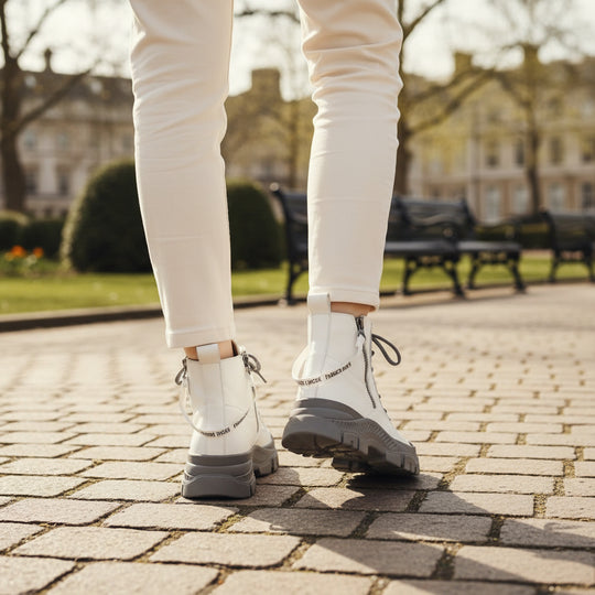 Doria – Women’s Shoes | High Orthopedic Design with Side Zipper 8