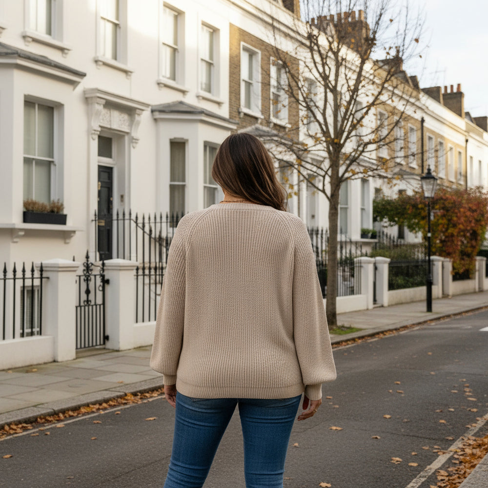 Women’s Sweater | Elegant Embroidered Design, Long Sleeve - 2