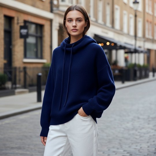 Women’s Sweater | Oversized Fit, High Turtleneck Design - 4