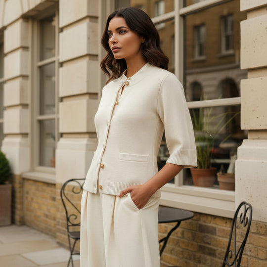 Doria – Women’s Vest | Ultra-Soft Fabric, Elegant Button Details 1